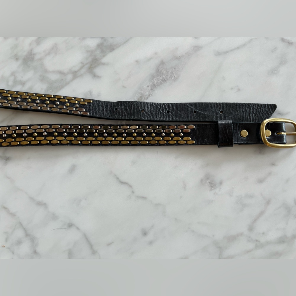 Navy Calleen Cordero Belt